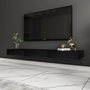 Hanah Home Avalon Soporte para televisión Madera Negra